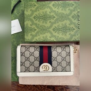 Gucci Ophidia Zip Around Wallet